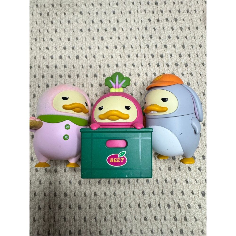 Popmart duckoo figures trinkets duck beets - set of 3